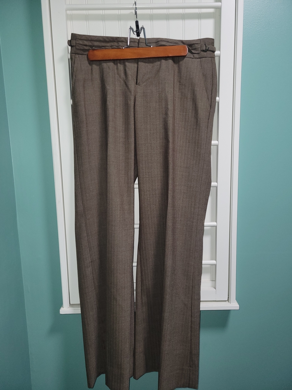 GAP Women's Brown Straight-Leg Dress Trousers Size 4